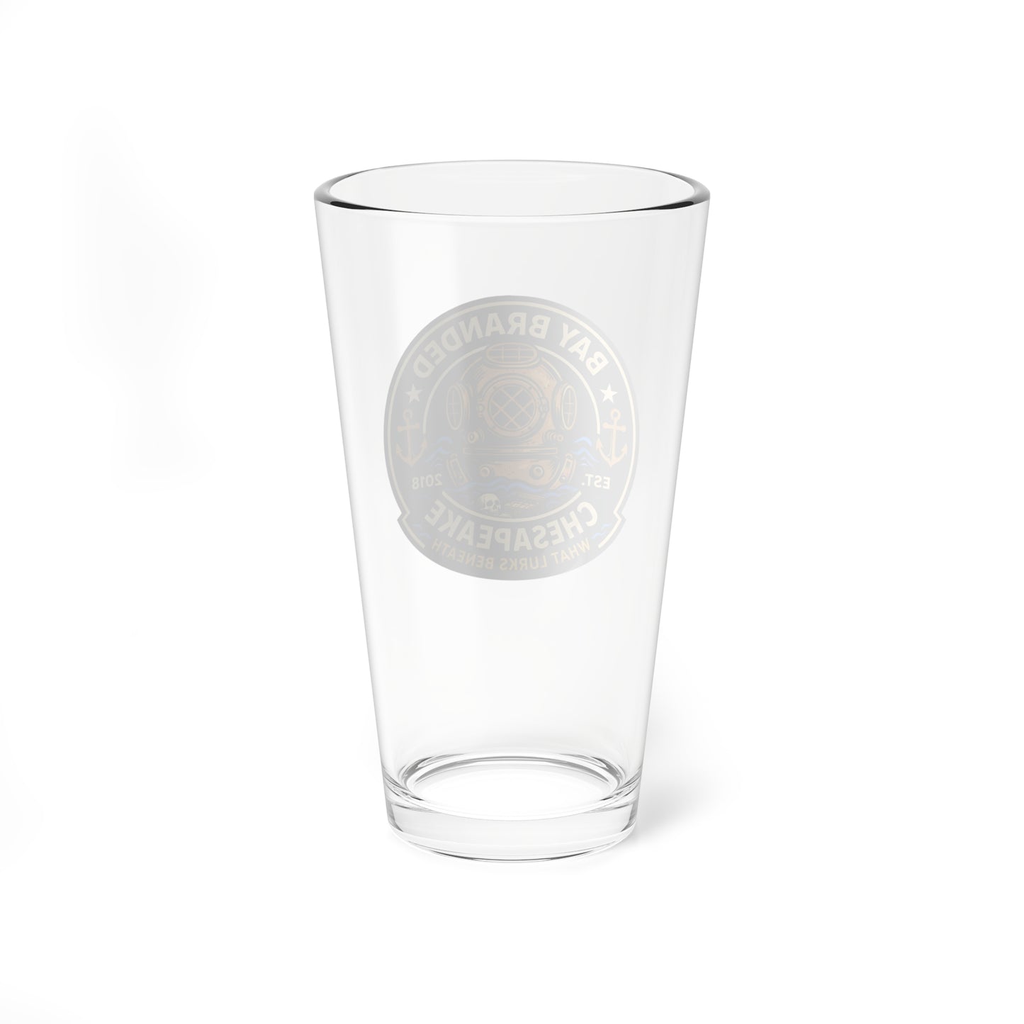 Bay Branded Diver Glass - 16oz