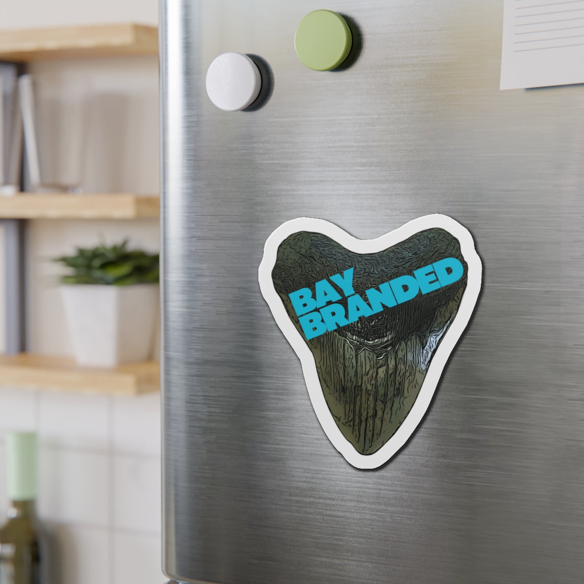 Bay Branded Magnet — Aqua