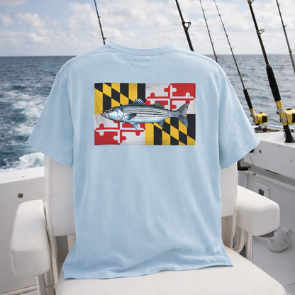 Bay Branded Maryland Flag Shirt - Rockfish