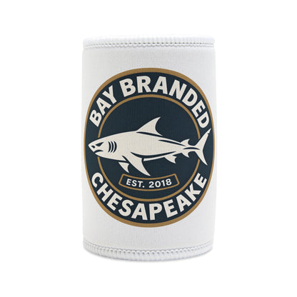 Marine Blue Megalodon Can Koozie