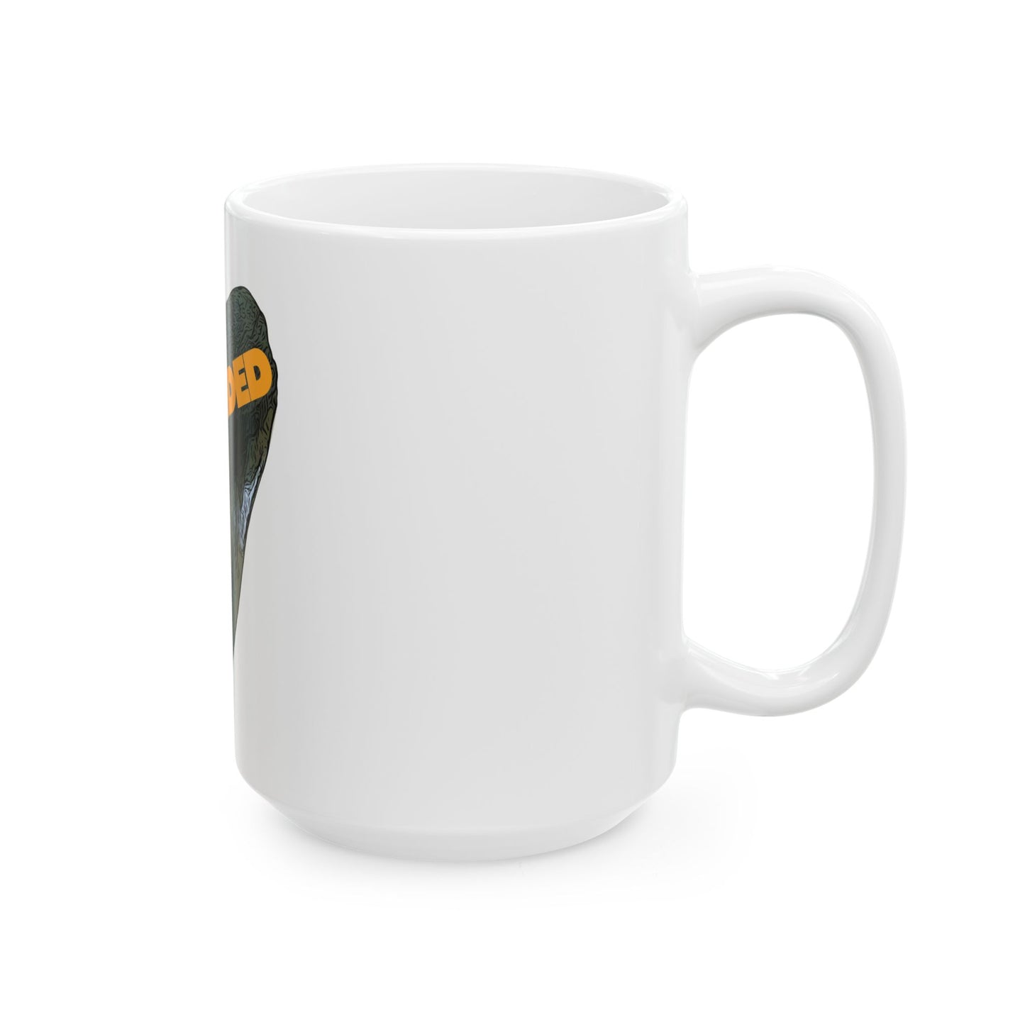 Bay Branded Ceramic Mug — Orange