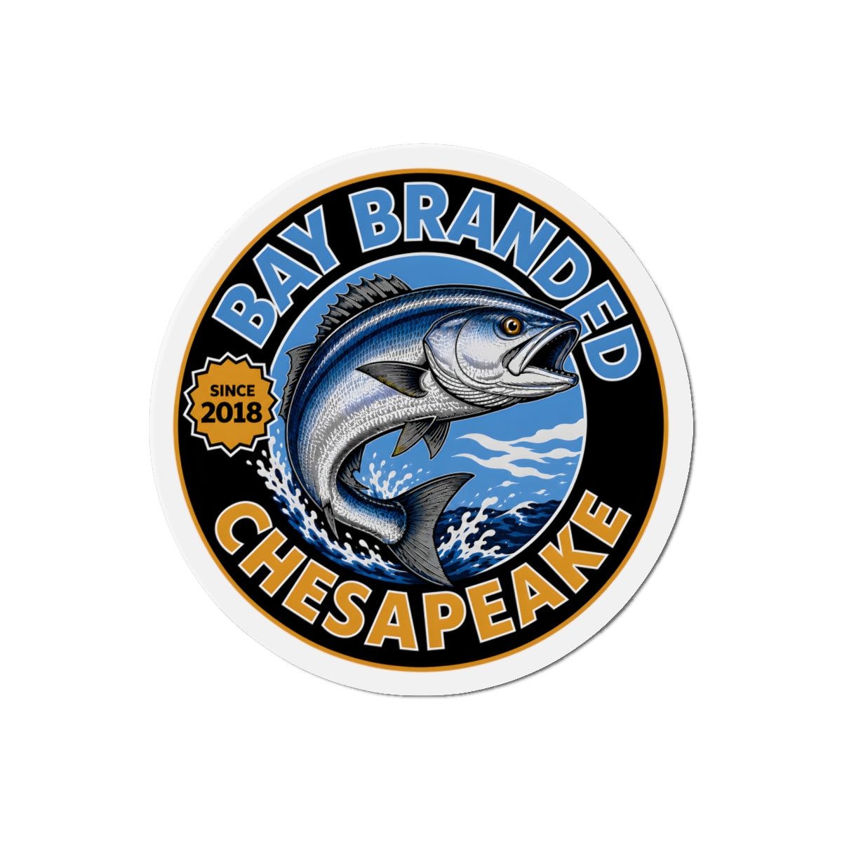 Chesapeake Jumping Bluefish Magnet