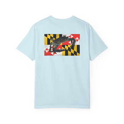 Bay Branded Maryland Flag Shirt - Blue Crab