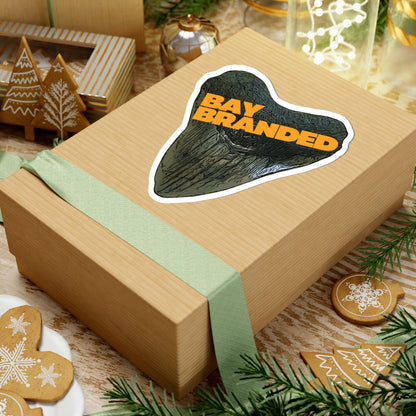 Bay Branded Logo Sticker — Orange