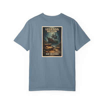 Bay Branded T-Shirt — Legends Below Pirate Wreck
