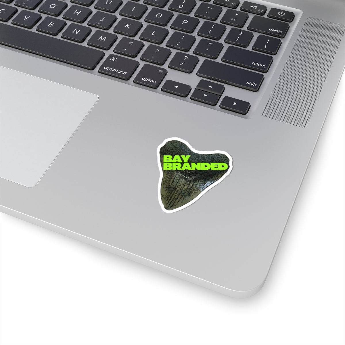 Bay Branded Logo Sticker — Neon Green