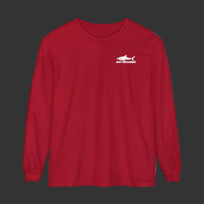 Megalodon Shark Bay Branded Logo Long Shirt