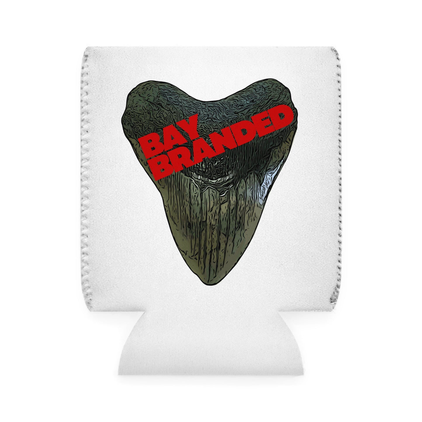 Bay Branded Logo Can Cooler Sleeve - Red