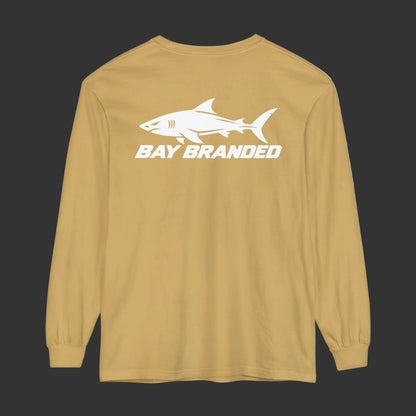 Megalodon Shark Bay Branded Logo Long Shirt