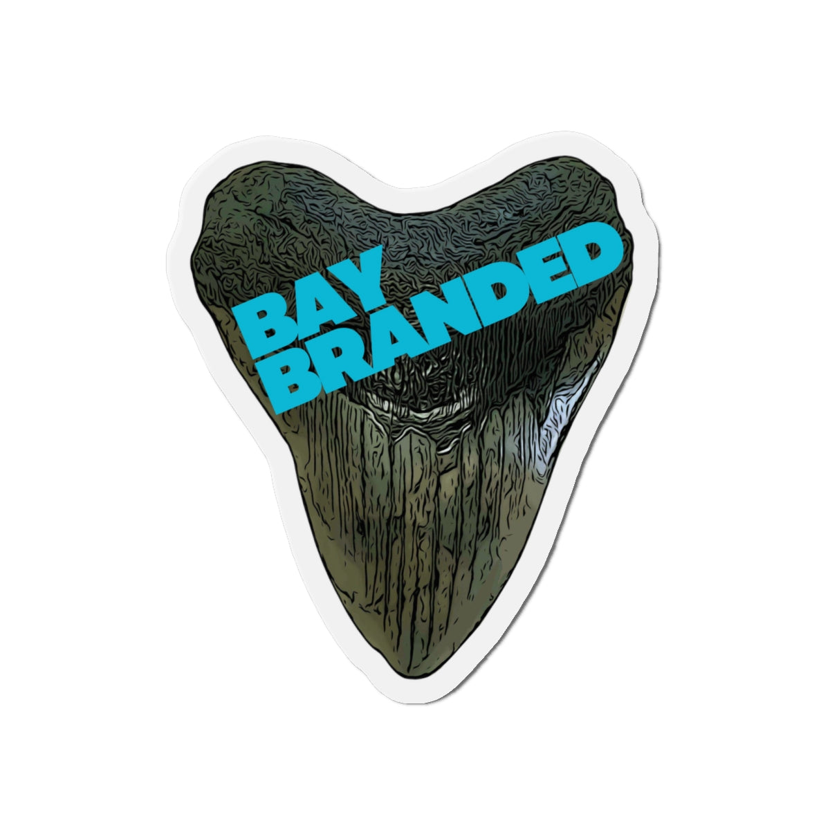 Bay Branded Magnet — Aqua