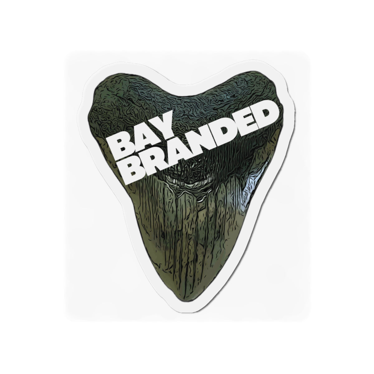 Bay Branded Magnet — White