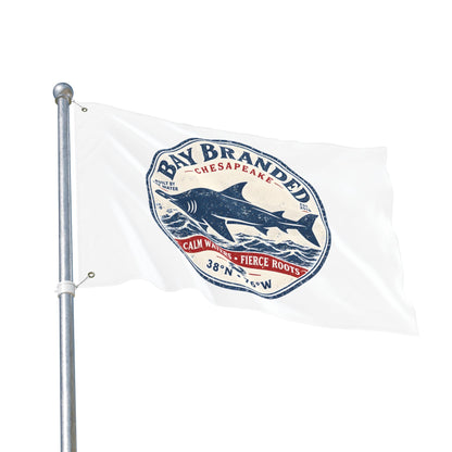 Calm Waters Fierce Roots Flag