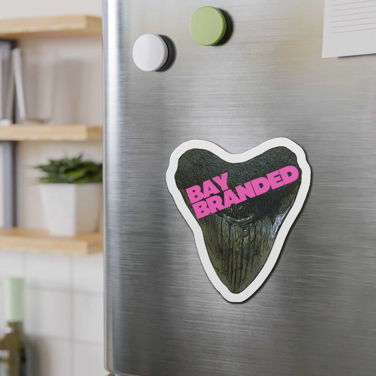 Bay Branded Magnet — Neon Pink