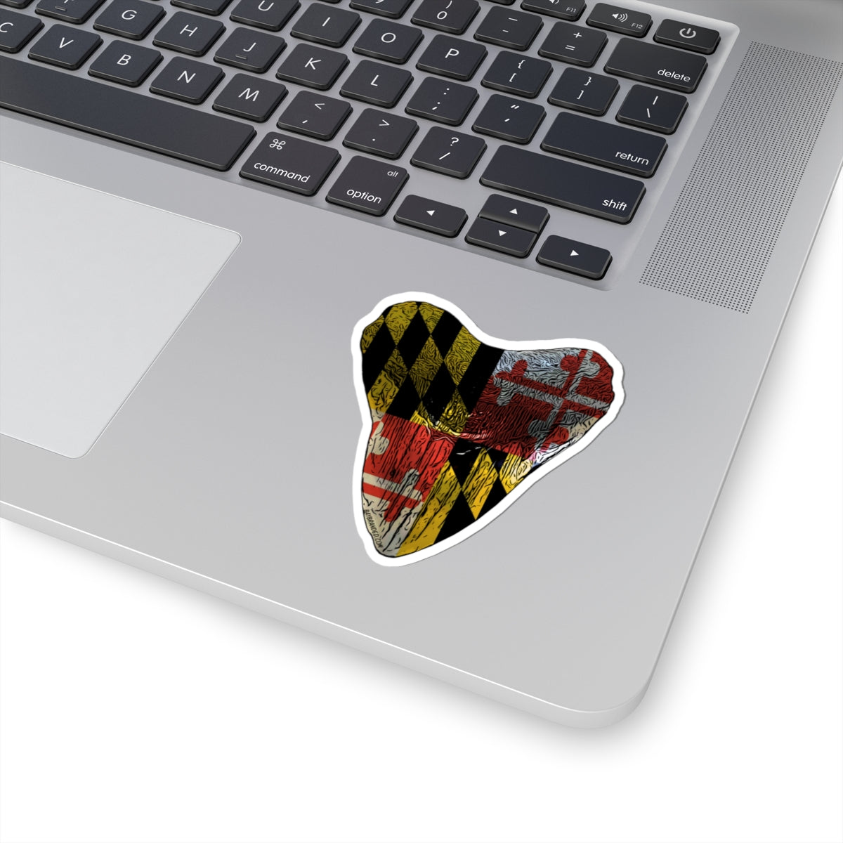 Megalodon Maryland Flag Sticker