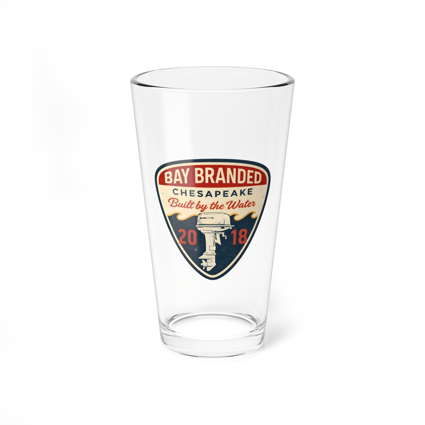 Bay Branded Outboard Glass - 16oz