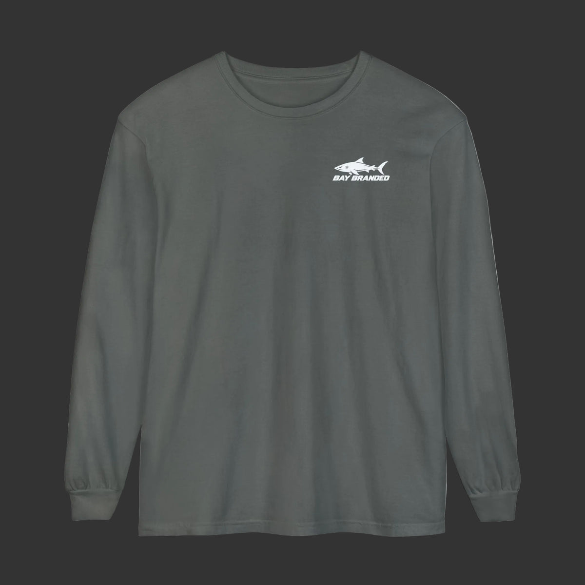 Megalodon Shark Bay Branded Logo Long Shirt