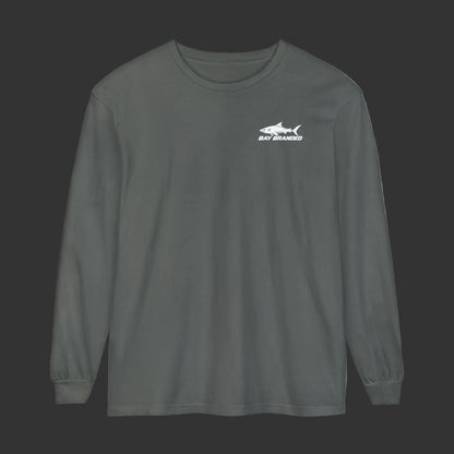Megalodon Shark Bay Branded Logo Long Shirt