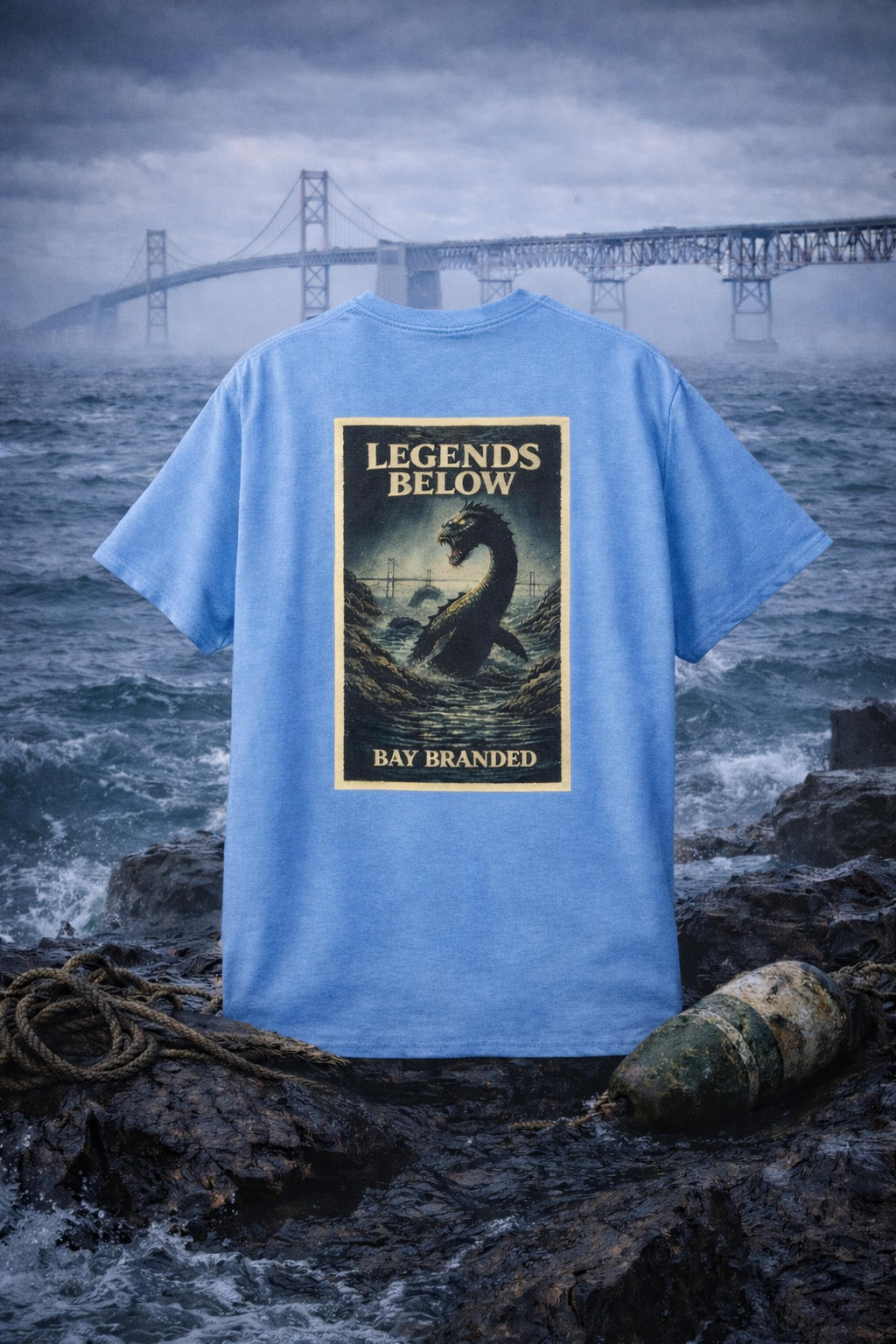 Bay Branded T-Shirt — Legends Below Chessie