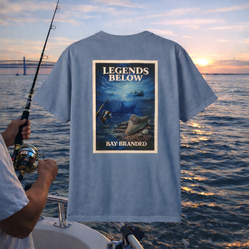 Bay Branded T-Shirt — Legends Below Fishing