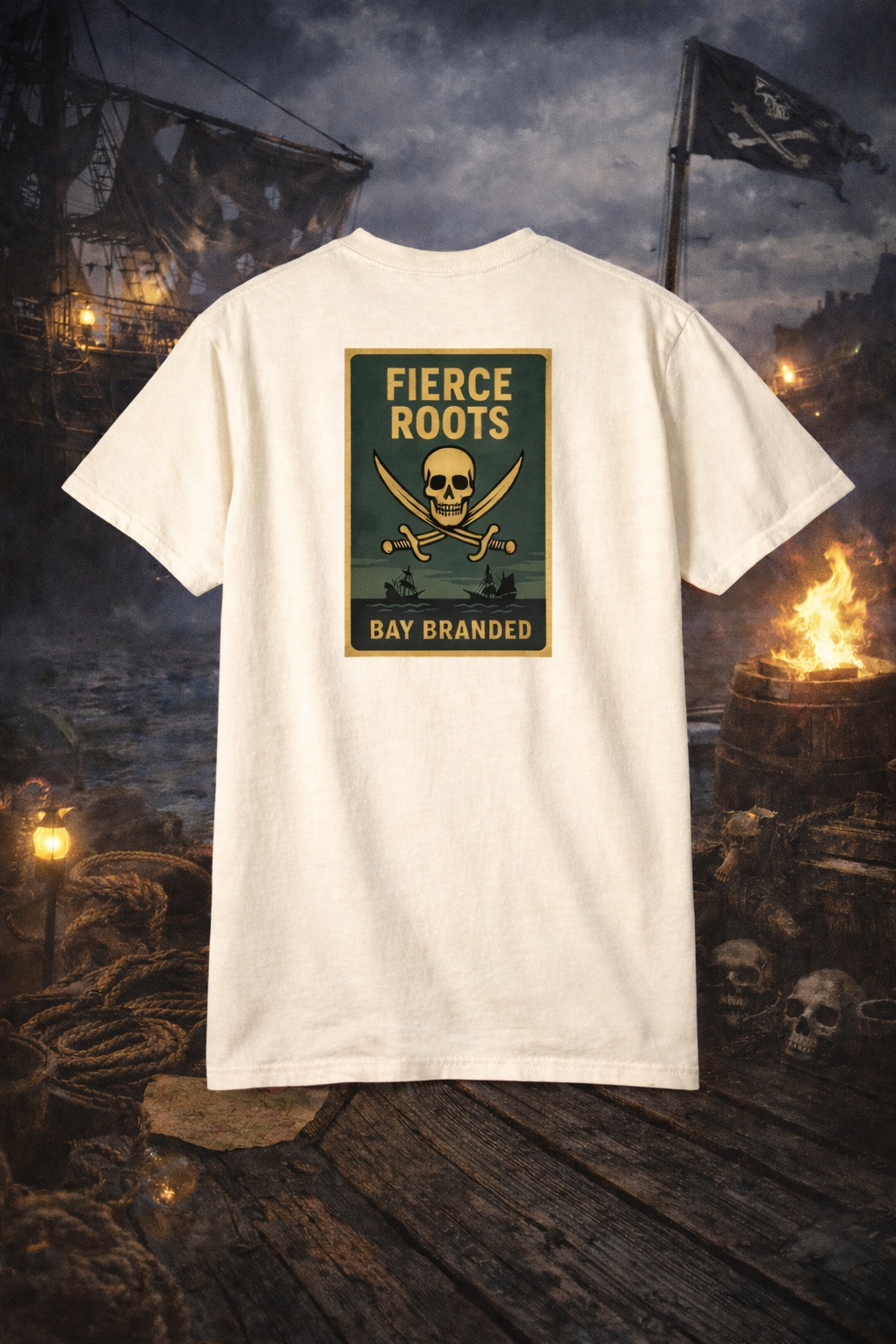 Bay Branded T-Shirt — Fierce Roots