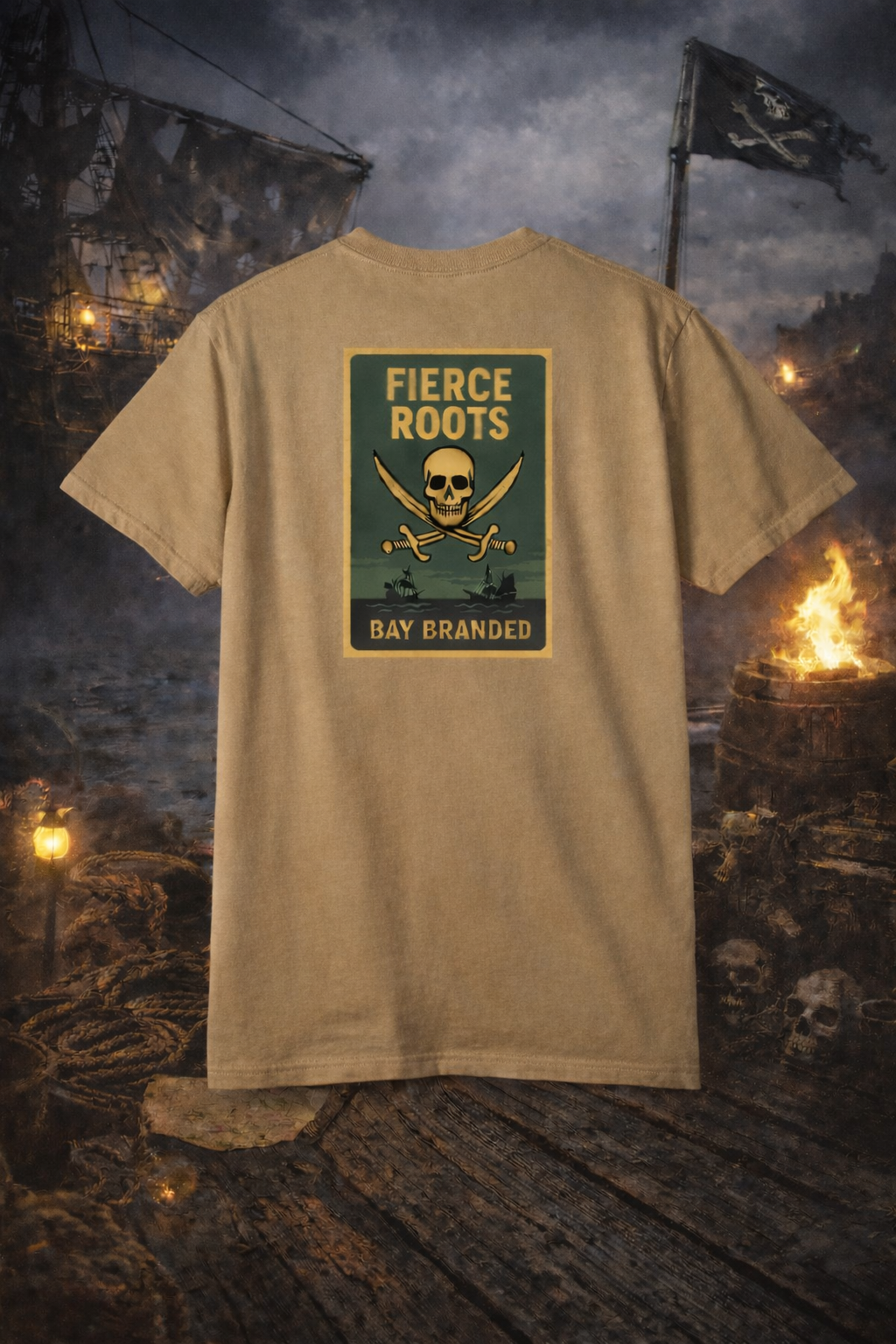 Bay Branded T-Shirt — Fierce Roots