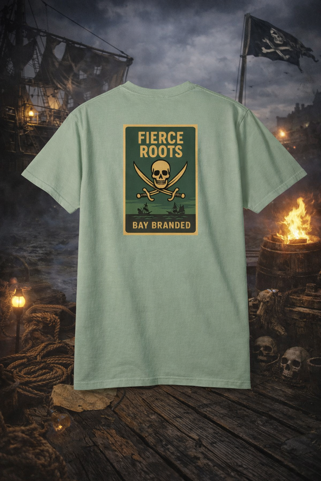 Bay Branded T-Shirt — Fierce Roots