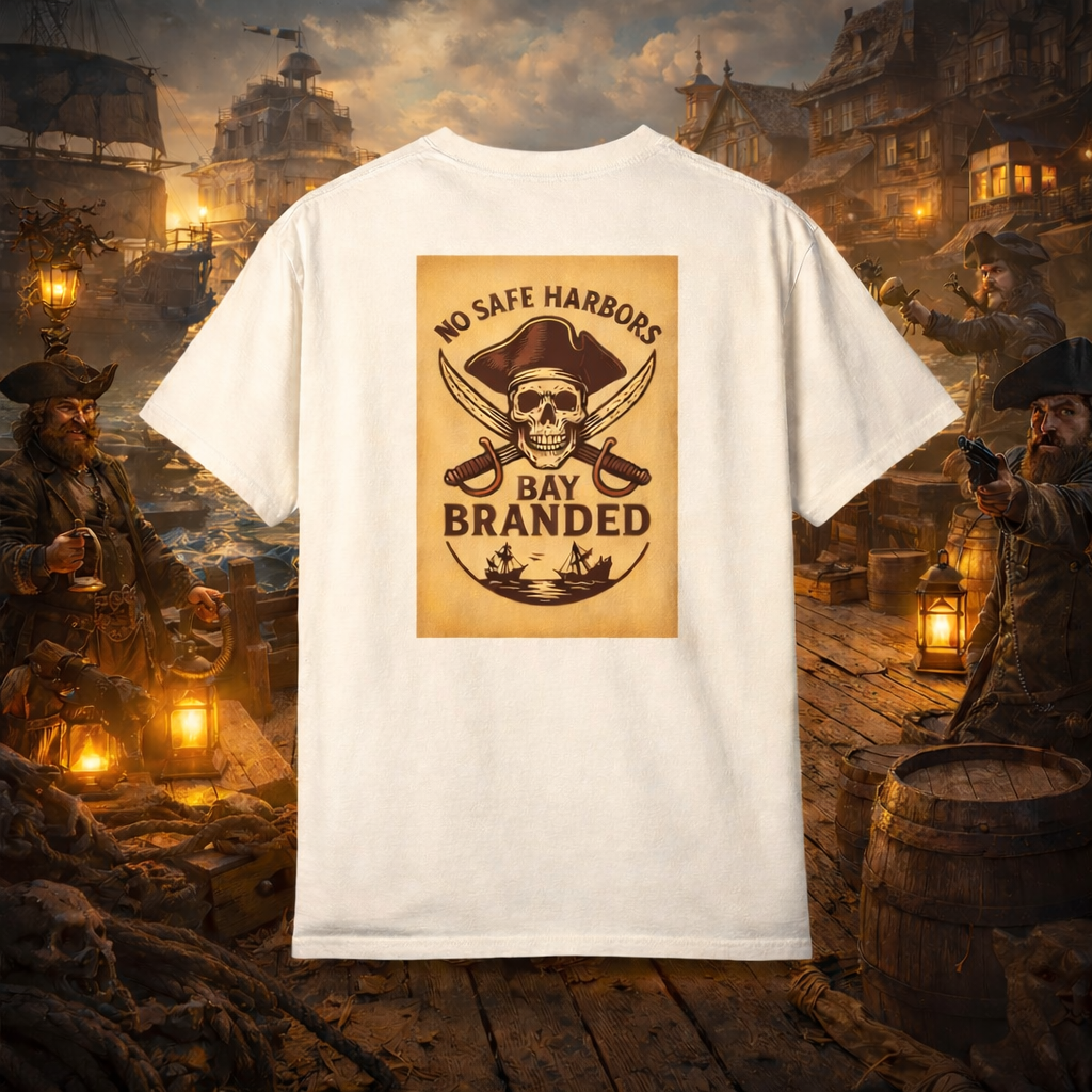 Bay Branded T-Shirt — No Safe Harbors