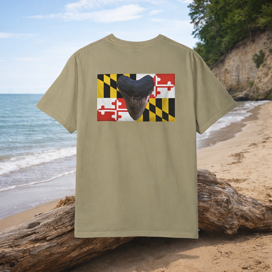Bay Branded Maryland Flag Shirt - Megalodon