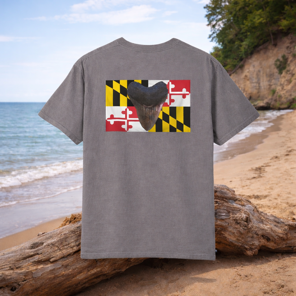 Bay Branded Maryland Flag Shirt - Megalodon