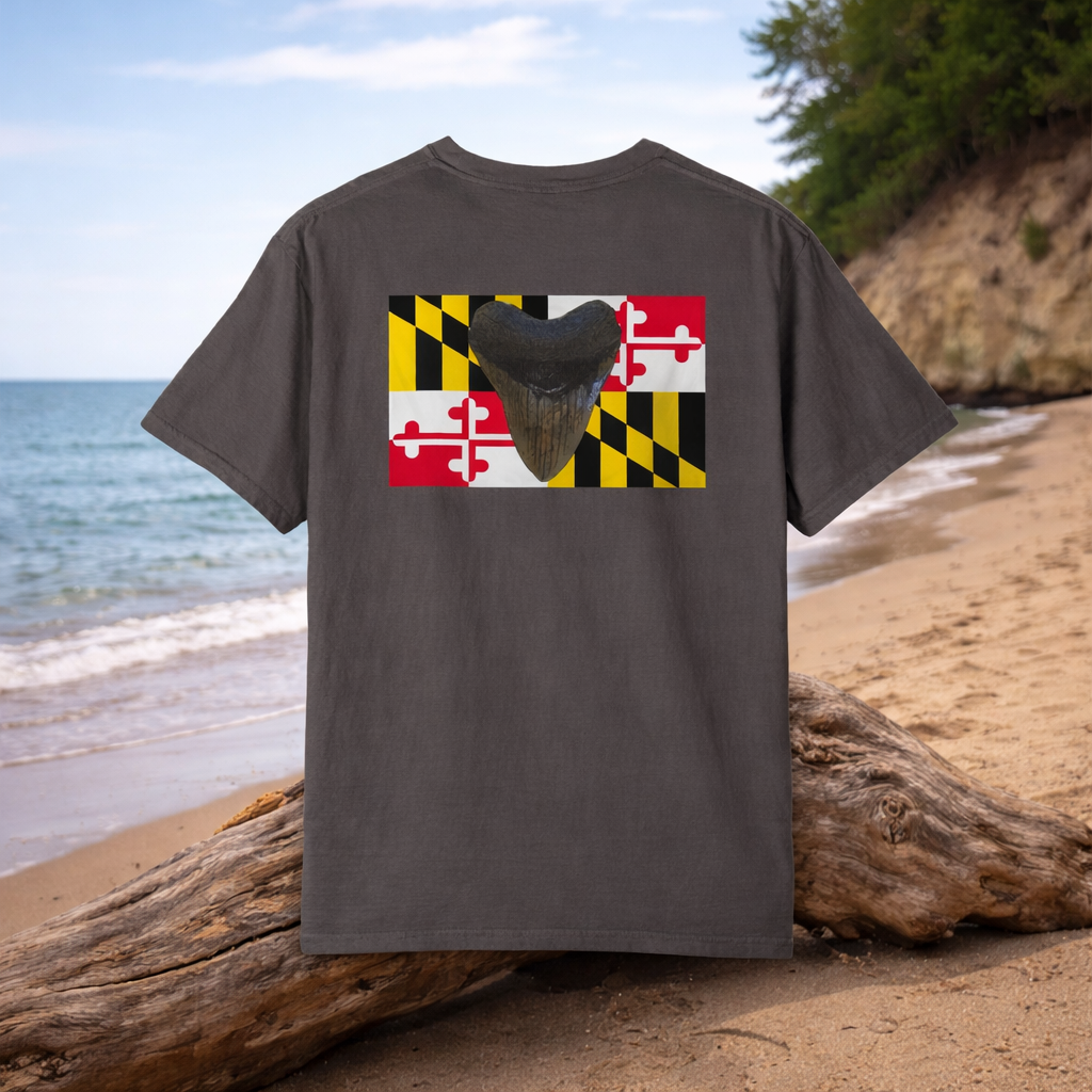 Bay Branded Maryland Flag Shirt - Megalodon