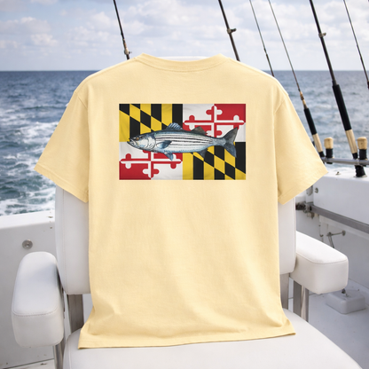 Bay Branded Maryland Flag Shirt - Rockfish