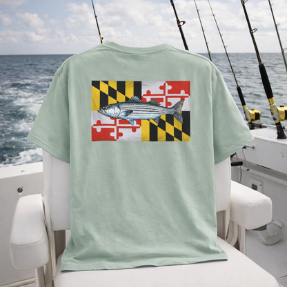 Bay Branded Maryland Flag Shirt - Rockfish