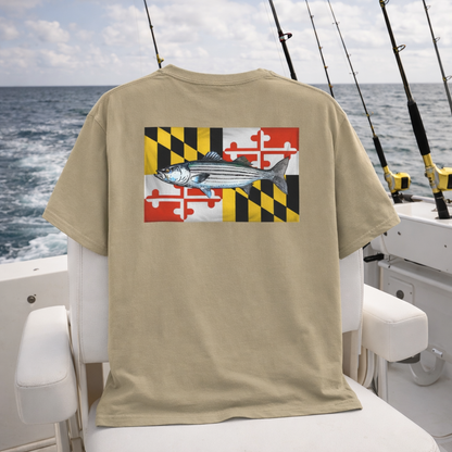 Bay Branded Maryland Flag Shirt - Rockfish