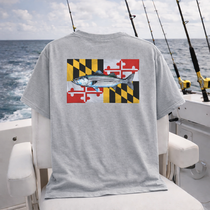 Bay Branded Maryland Flag Shirt - Rockfish