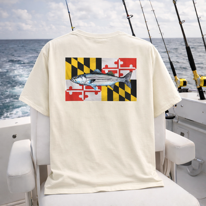 Bay Branded Maryland Flag Shirt - Rockfish