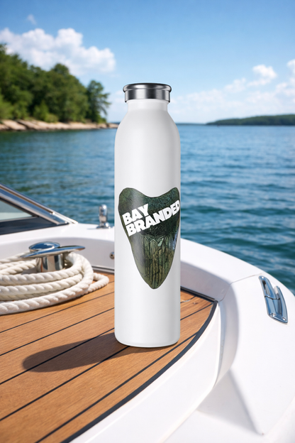 Bay Branded Slim Stainless Steel Bottle - Megalodon