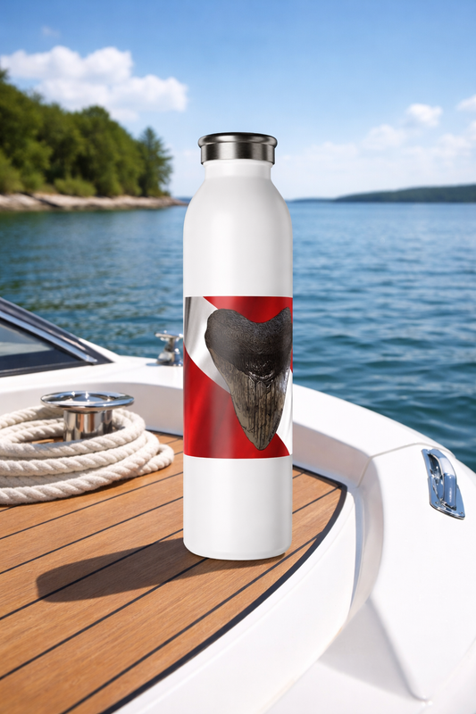 Bay Branded Slim Stainless Steel Bottle - Dive Miocene
