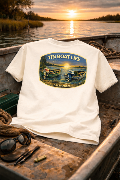 Bay Branded Tin Boat Life T-Shirt