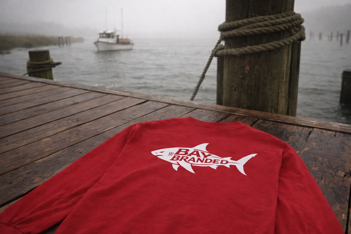 Bay Branded Shark Long Shirt