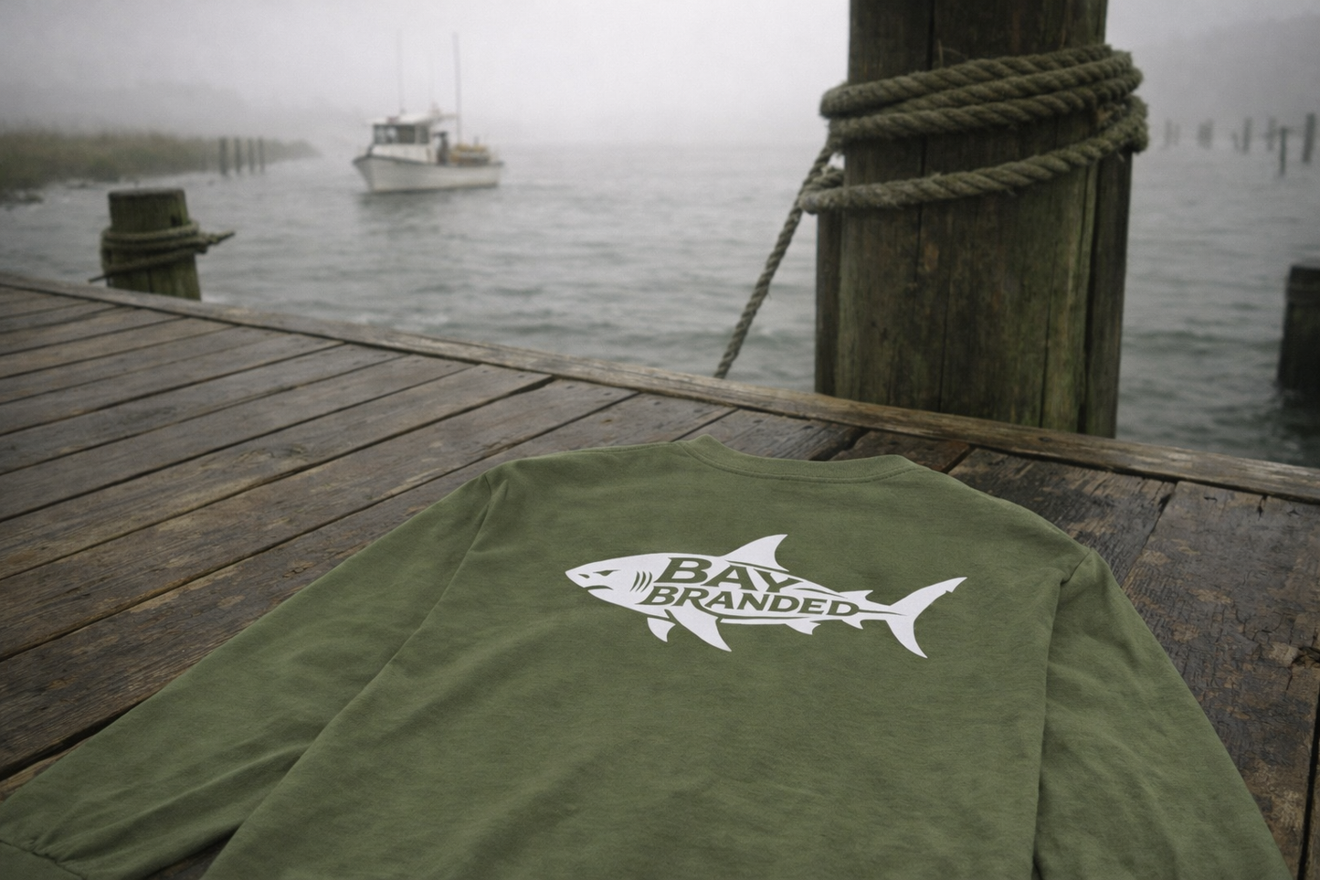 Bay Branded Shark Long Shirt