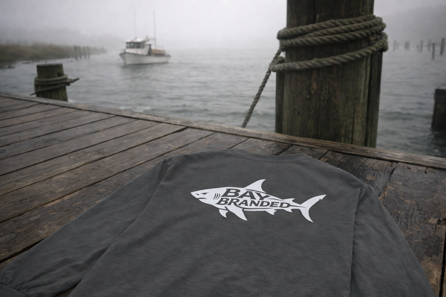 Bay Branded Shark Long Shirt
