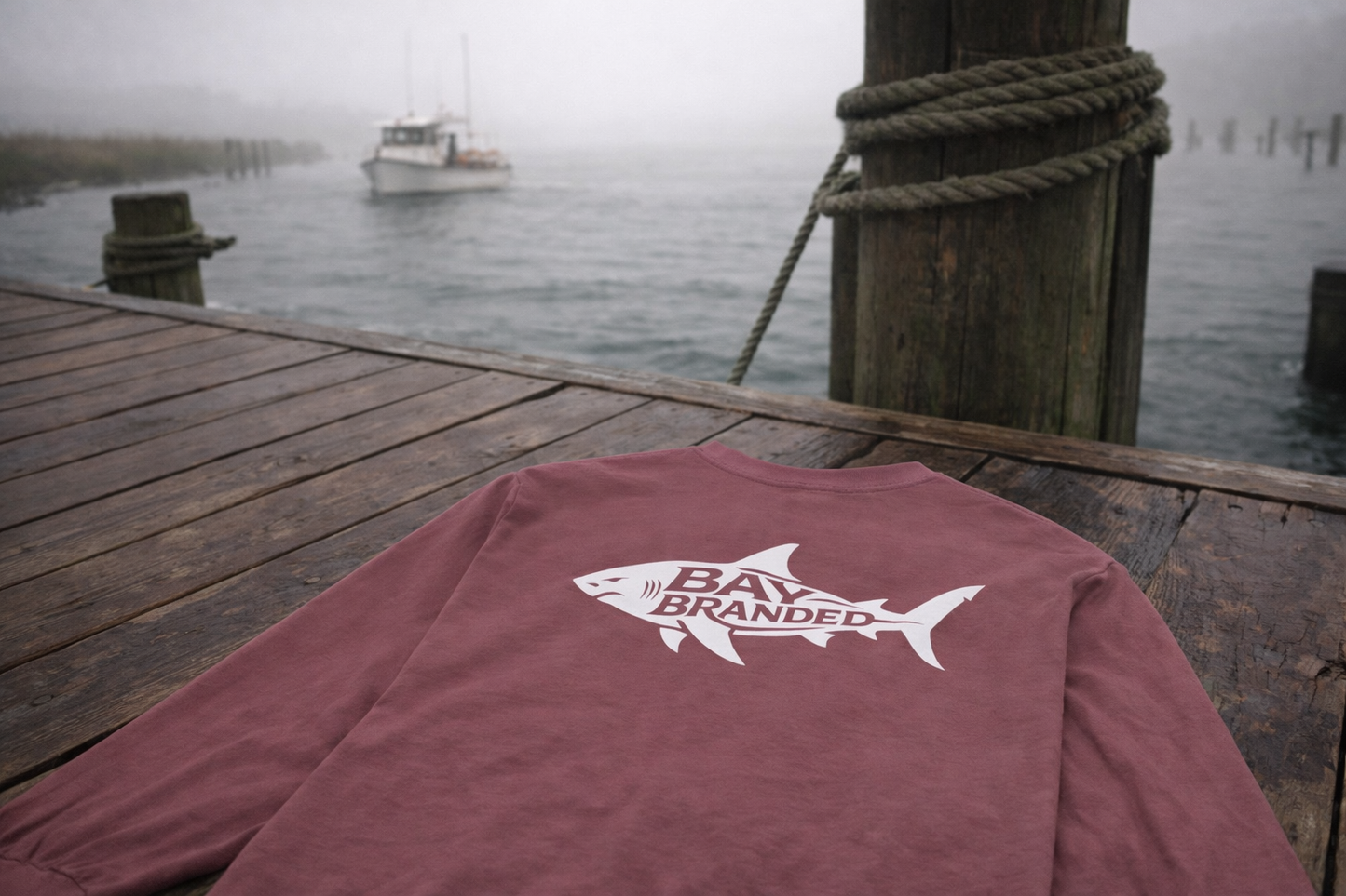Bay Branded Shark Long Shirt