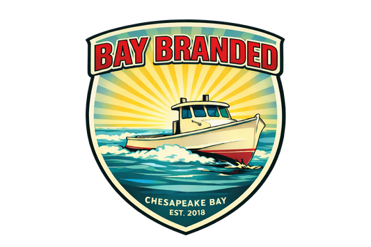 Bay Branded Sun Beam Deadrise Sticker