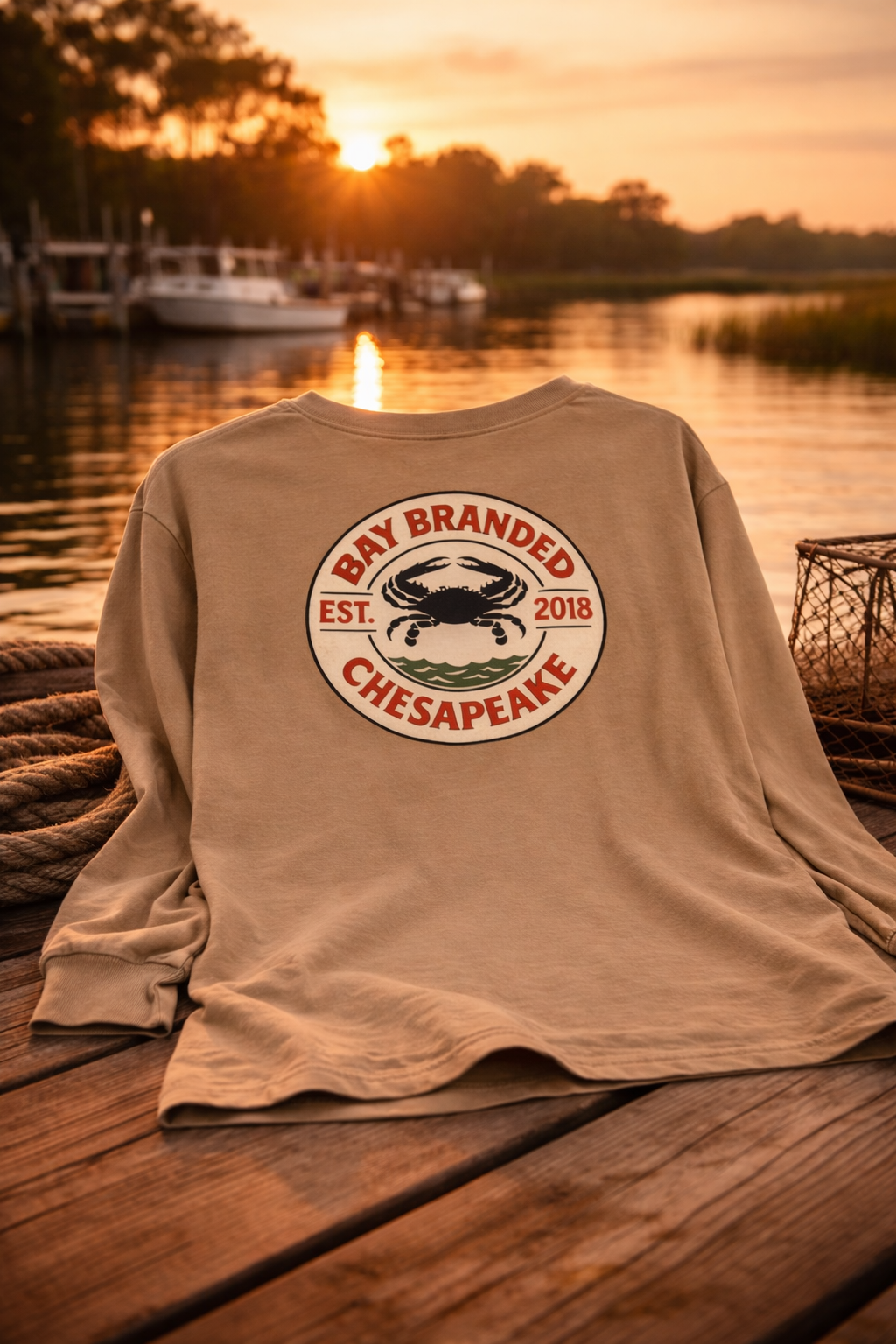 Bay Branded Crab Long Shirt