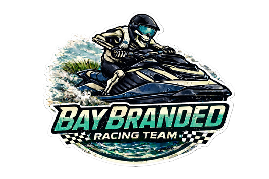 Bay Branded Racing Team - Navy Sticker
