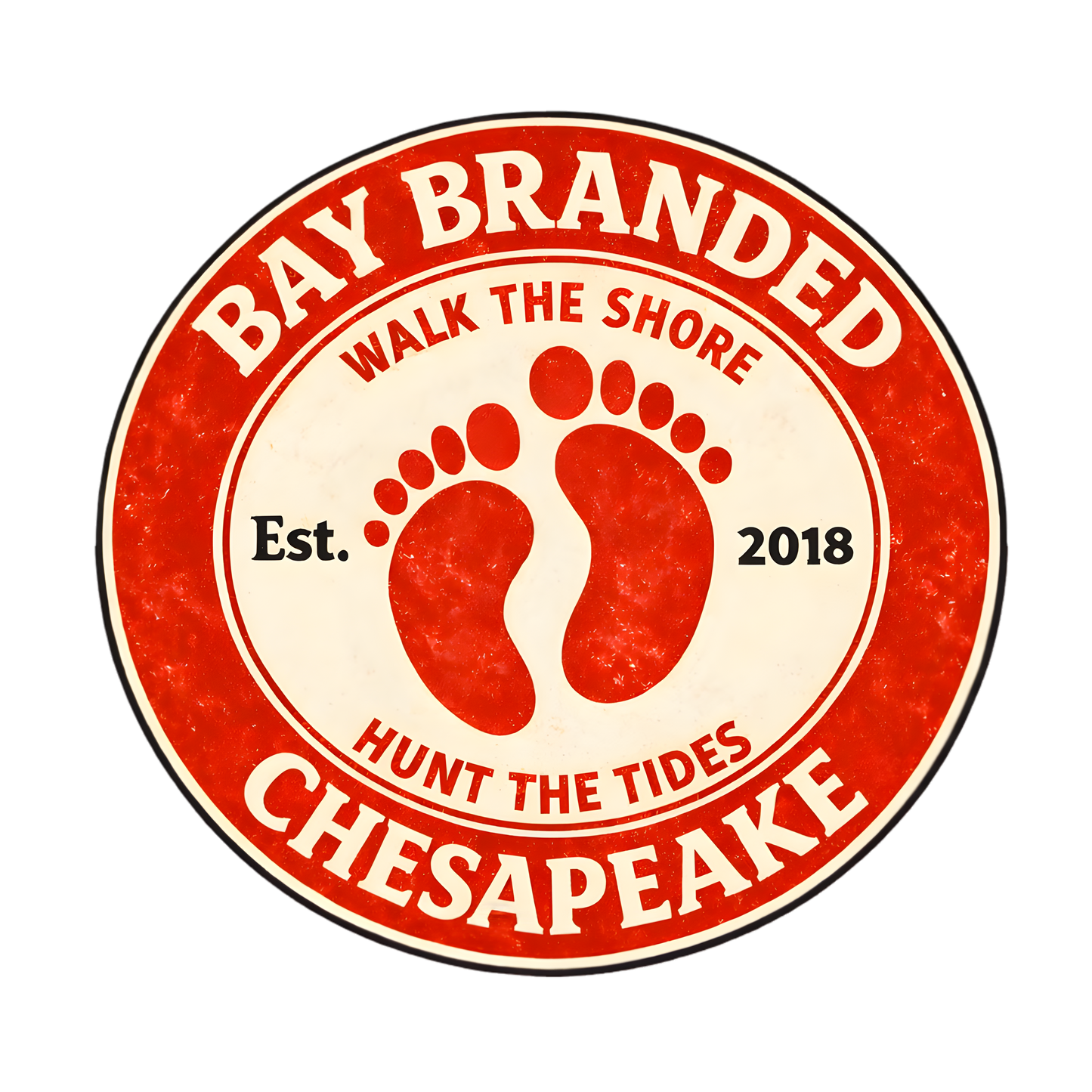 Bay Branded Hunt the Tides Sticker