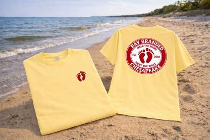 Bay Branded Red Footprints T-Shirt