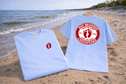 Bay Branded Red Footprints T-Shirt