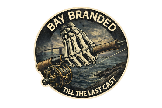 Bay Branded Last Cast Sticker