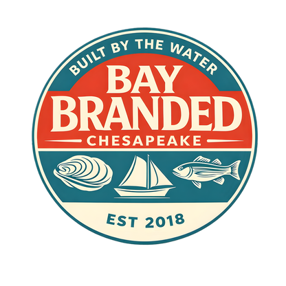 Bay Branded Built by the Water Sticker